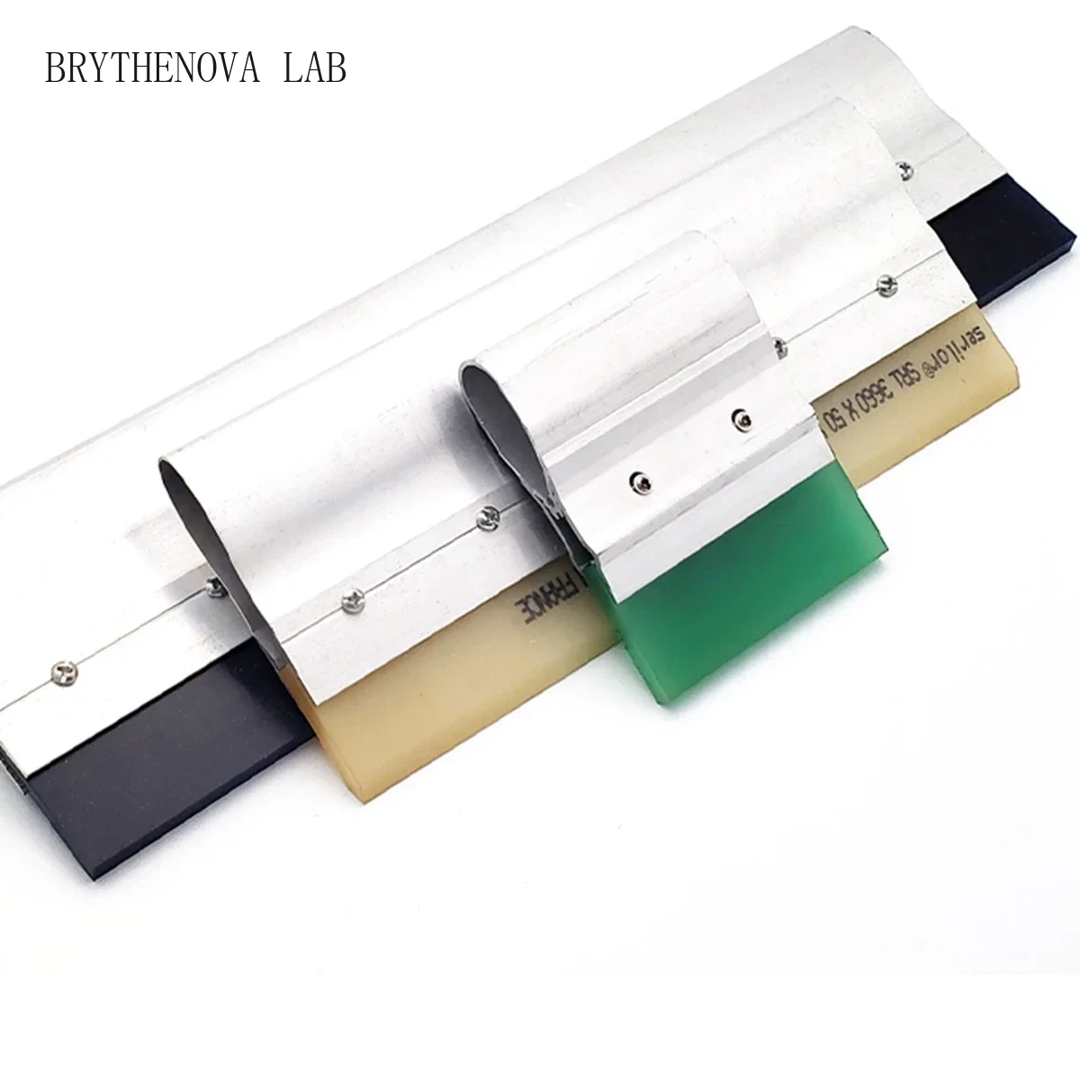 10-50CM Aluminum Screen Printing Squeegee 75 Durometer Inks Scraper Screen Silk Printing Handle Board Spatulas Tool Parts