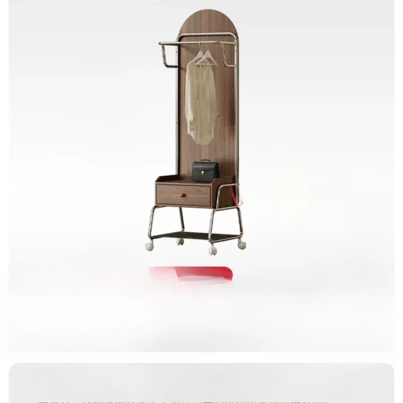Medieval style, movable rotating mirror storage, integrated clothes drying
