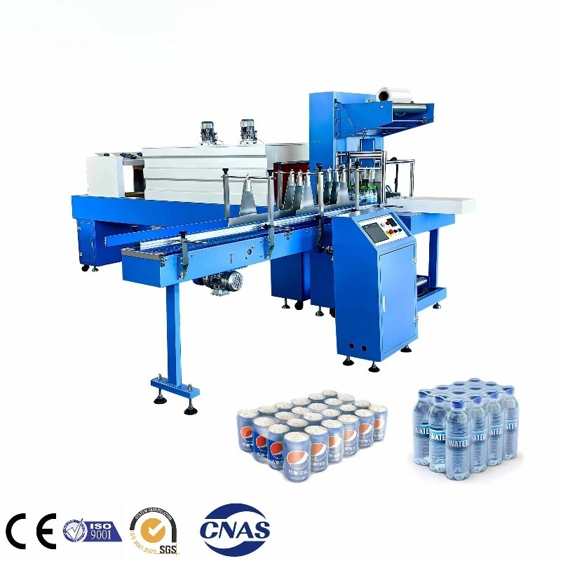 Shrink Wrap Packaging Machine Auto PE Film Heat Oven Tunnel Customized Commercial High Efficiency Sealing Wrapping Equipment