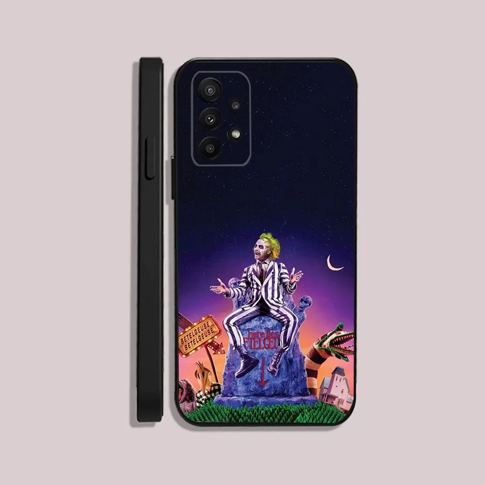 Movie B-BeetlejuiceS 2 Phone Case For Samsung S24,23,22,30,21,10,9,Ultra,Plus,Lite,FE,5G Black Soft Case