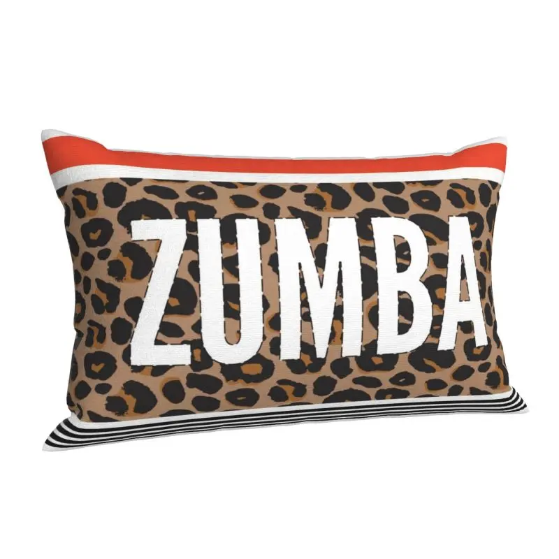 Custom Nordic Vintage Leopard Zumbas Cushion Cover for Bed Sofa Polyester Throw Pillow Case Rectangle