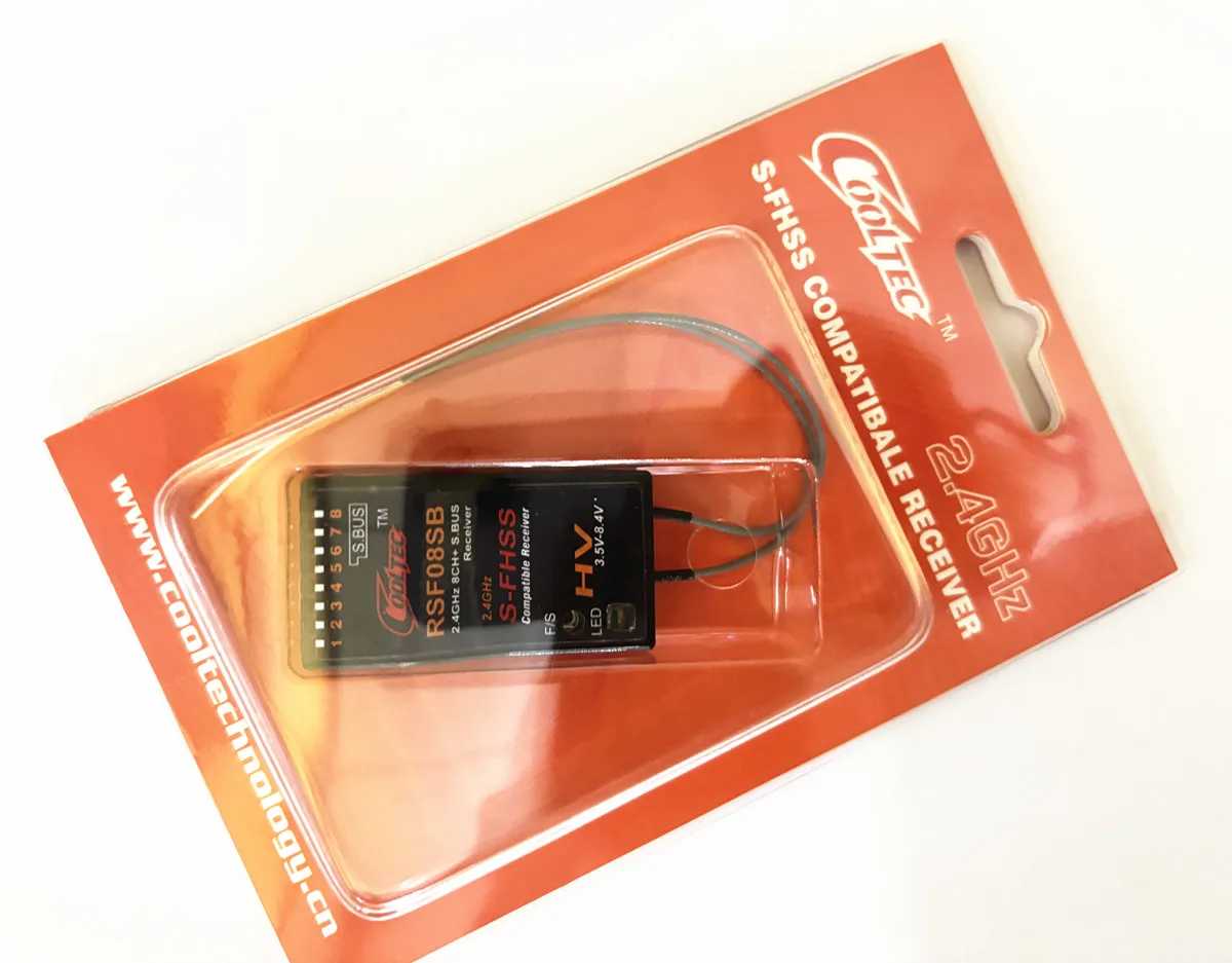 Feiying CoolTec RSF08SB 8CH Receiver Compatible for Futaba S-FHSS S.BUS 10J 8J 6J 4GRS 4PX Transmitter