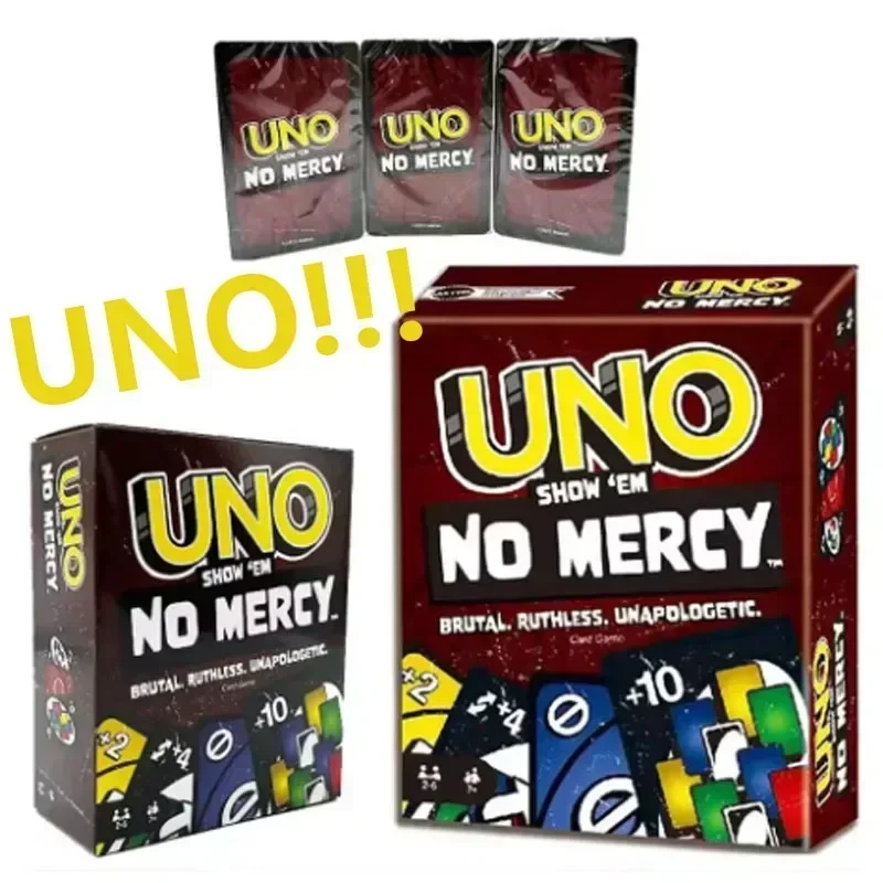 Uno No mercy Game Board Games UNO Cards Table Family Party Entertainment UNO Games Card Toys Children Birthday gift