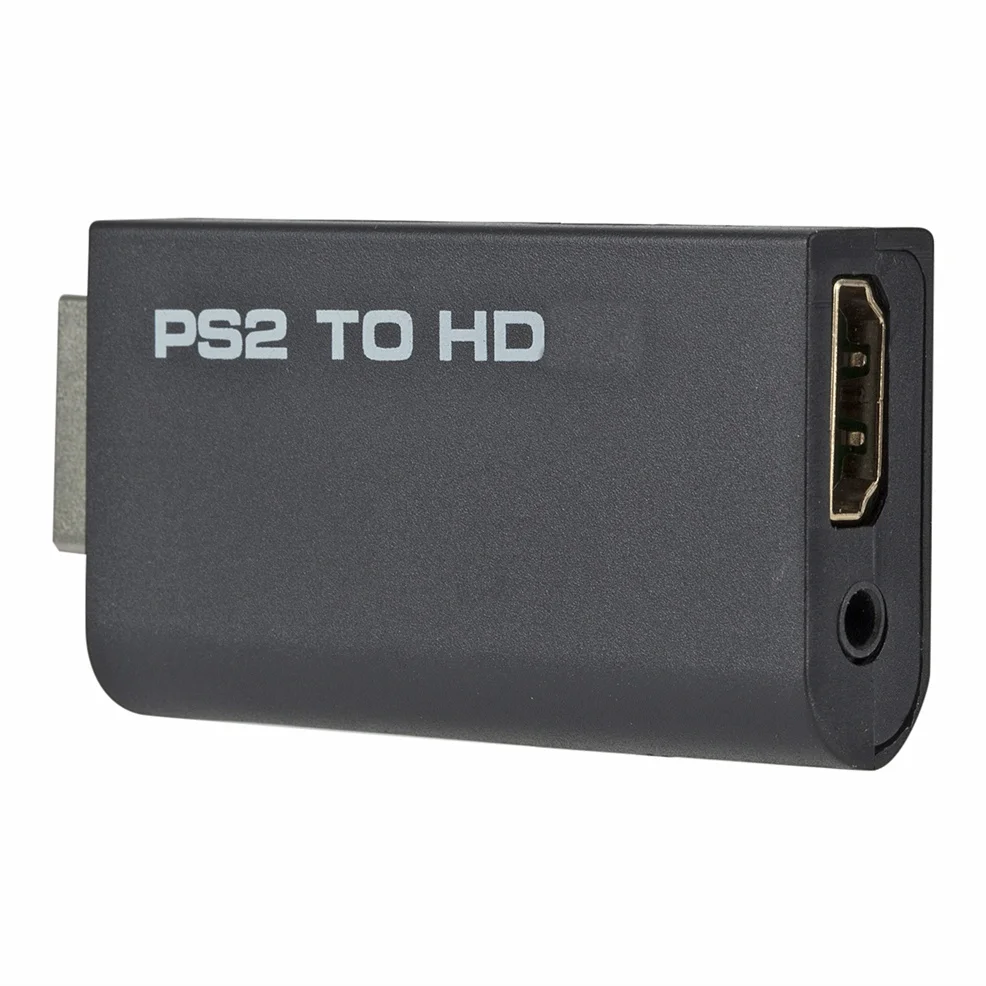 Ps2 zu hd-kompatibler Audio-Video-Konverter-Adapter 480i/480p/576i mit 3,5-mm-Audioausgang für alle ps2-Anzeigemodi