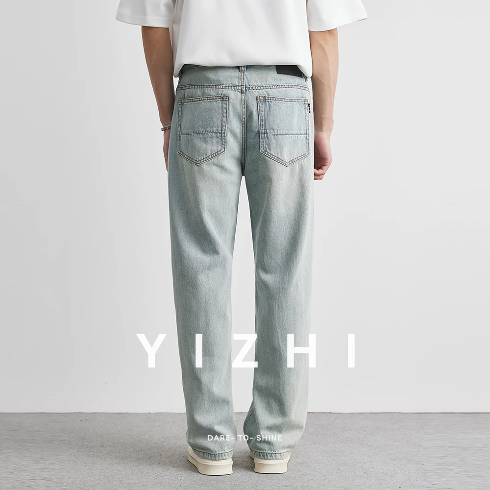 Lyocell Straight Jeans Summer 2025 New Thin Retro Loose Casual Fashion Wide Pants Straight Pants Large Size Jeans 25-36 - Image 2