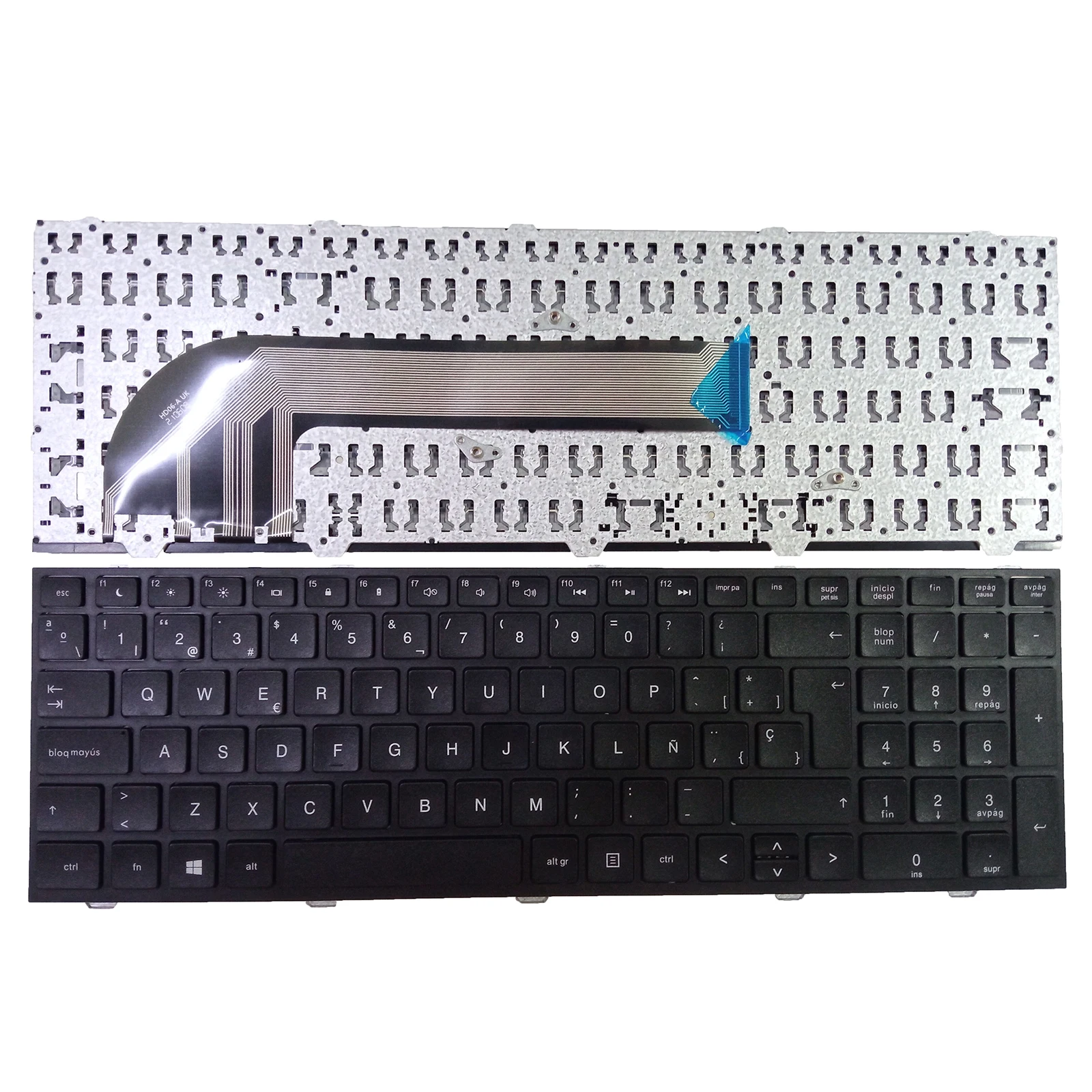 

wholesale laptop keyboard for HP ProBook 4540 4540S 4545 4545S 639396-001 701485-001 SP Teclado black Frame