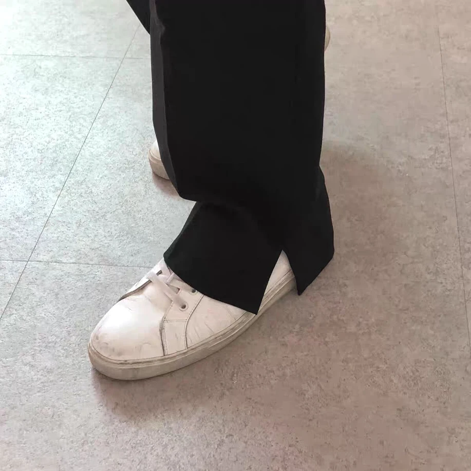 

Men's Loose Straight Leg Trousers Floor-Length Casual Pants Youth Vitali Sle Spring 2024 Faion Small Footwear