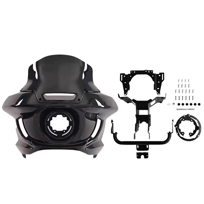 For Harley-Davidson Softail Low Rider S Street Bob Fat Bob DS Style Front Hood Head Cover Motorcycle Accessory