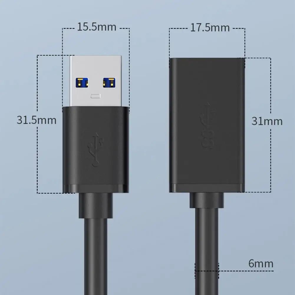 Câble d'extension USB, longue durée, Anti-interférence, Signal Stable, accessoires d'ordinateur
