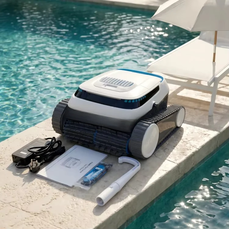 Smart Automatic Pool Robot Pool Bottom & Wall Cleaning Efficient Vacuum Decontamination Machine