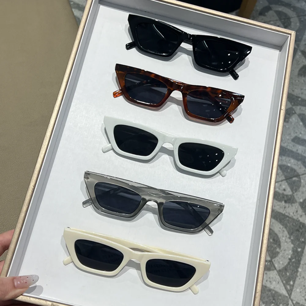 Óculos de Sol Estilo Coreano com Armação Pequena, Proteção UV, Lentes Polarizadas, Unissex, Estilo Hip Hop, Várias Cores
