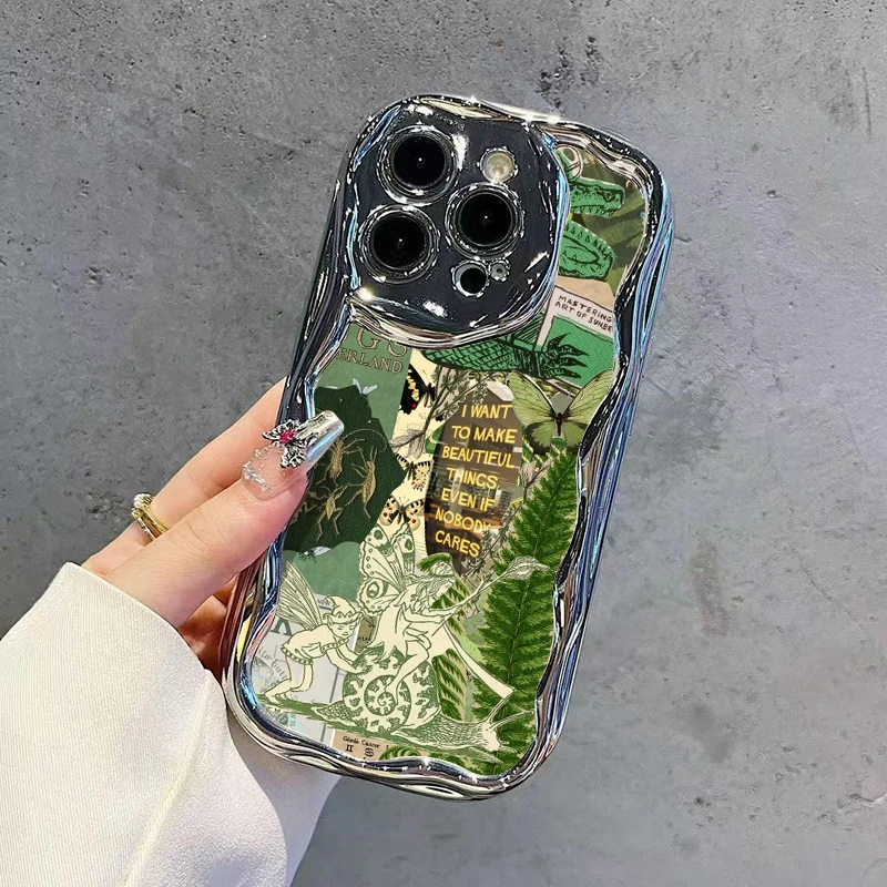 Green Field Pattern 2D Irregul - Phone Cases Green 评论和价格