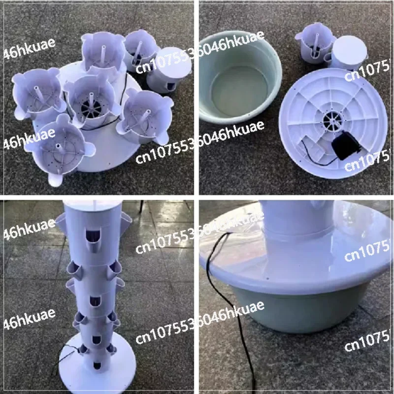 

Intelligent Timed Hydroponic Vegetable Planter Tower for Home Vertical Soilless Culture Easy-to-Use Kitchen Garden System