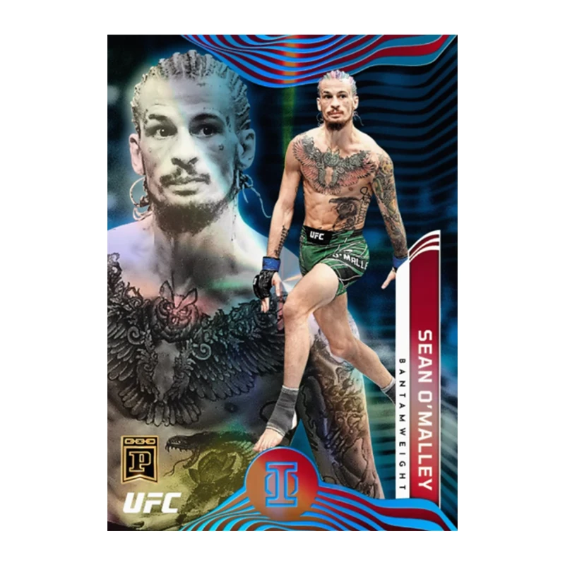 Homemade Diy Panini UFC Series Conor Mcgregor Jon Jones Sean Omalley Collection Flash Card Toys Gift - view 4