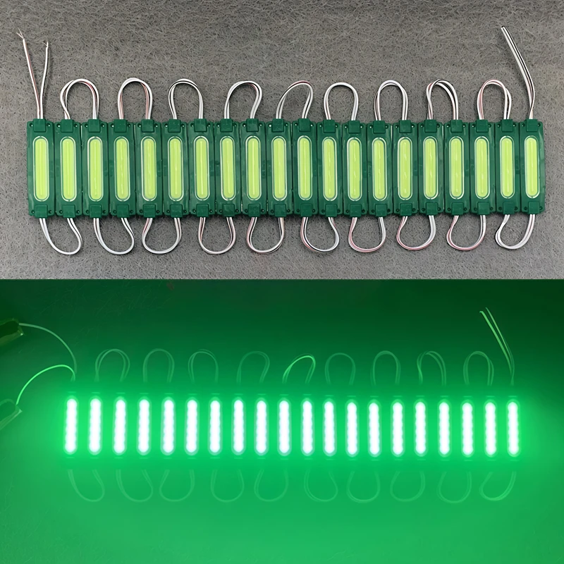 DC24V 20pcs/lot injection with lens COB LED module waterproof LED back light backlight for sign channel letter  2W IP65