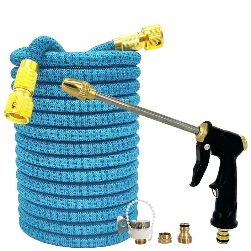 

25 Feet To 125 Feet Extendable Magic Hose Garden Watering Irrigation High-Pressure Car Wash Water Gun Gardening Supplies