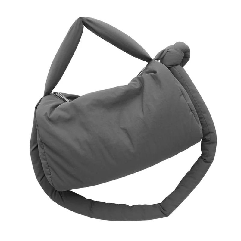 Bolso hombro inflado para mujer, bolso con asa superior, bolso cruzado informal, bandolera capacidad, bolso escolar