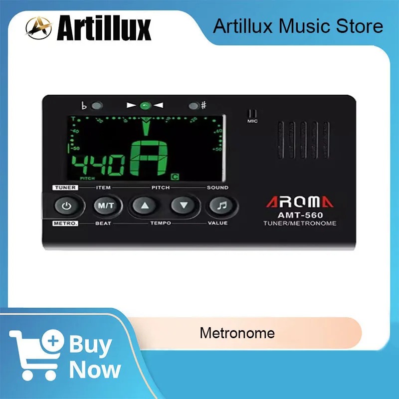 

1Pc Digital Metronome Tuner Brand New and High Quality 3 in 1 Musical Tool Electronics Metronome for Guitar Bass Accessory
