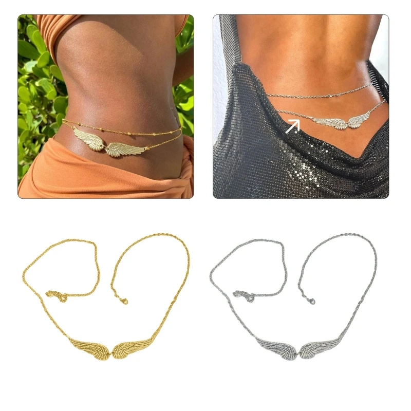 チェーンベルト女性用ウエストチェーンウィングチェーンドレス彫刻ウエストチェーン