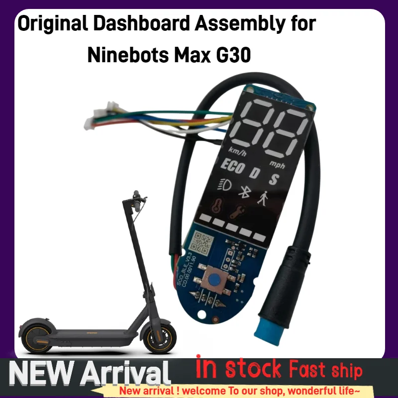 

Original Dashboard Bluetooth LED Display Board Replacement Parts for Ninebots Max G30 Electric Scooter Control Panel Accessories