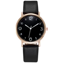 Fashion Simple Leather Strap Watch Quartz Wristwatches Women's Casual Student Quartz Women's Watch Business Clock reloj mujer