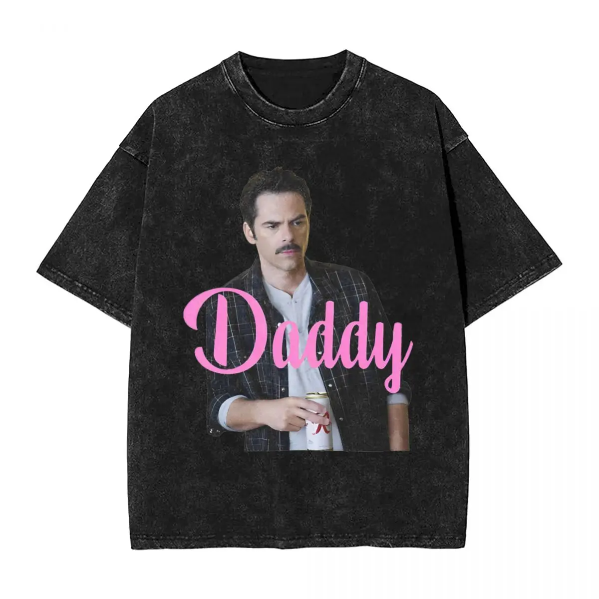 Daddy Charlie Swan Twilight T Shirt Hip Hop Washed Cotton Harajuku T-Shirts TV Movie Star Novelty Men Women Tops Streetwear Tee