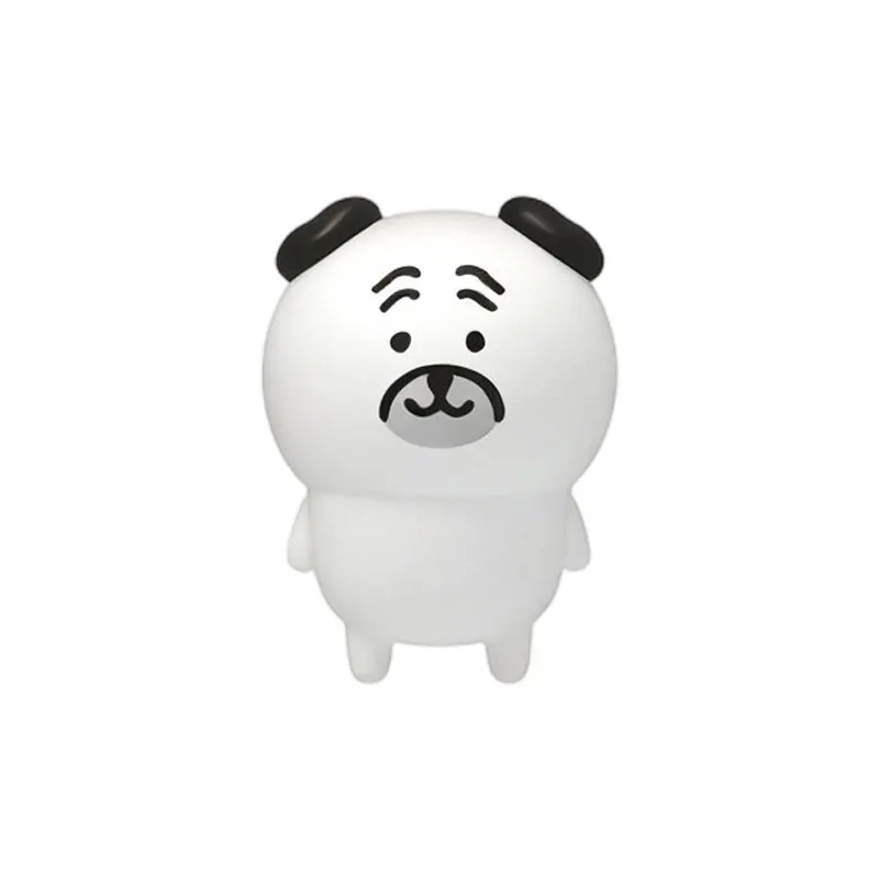 Cute Joke Bear Anime Toy Cute Animal Little White Bear Figurine Model Collection Desktop Decoration Toy Anime Peripheral Gifts - view 5