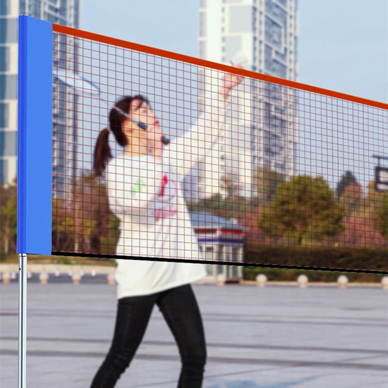 3.1/4.1/5.1/6.1m Professional Sport Training Standard Badminton Net Volleyball Net Easy Setup Outdoor Tennis Mesh Net