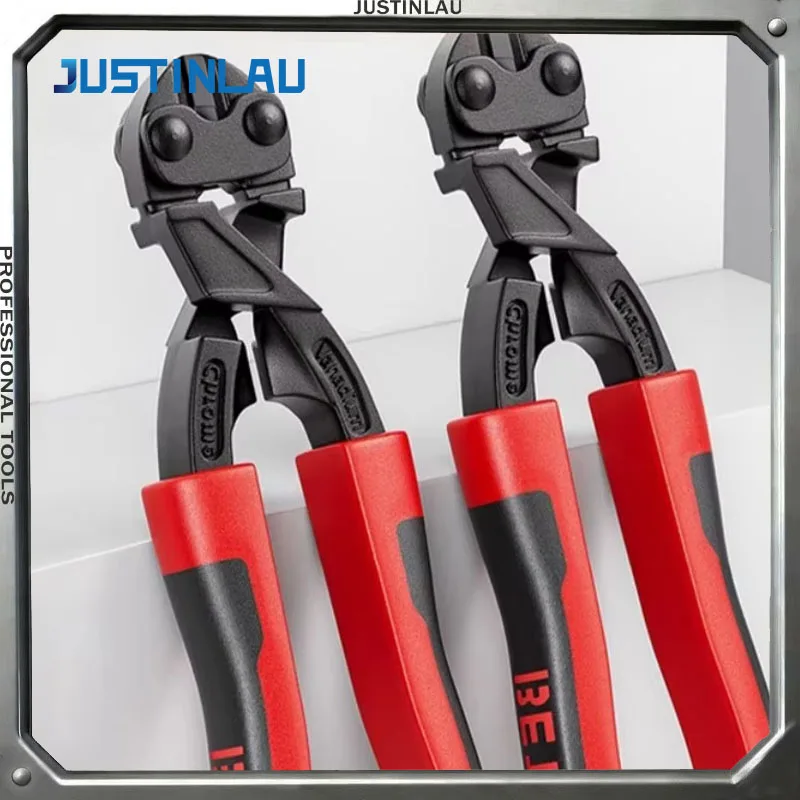1Pcs Mini Bolt Cutter, Made of Chrome-Vanadium Alloy Steel Fast and Sharp Labor-Saving Operation Used To Cut Wire Bar Steel
