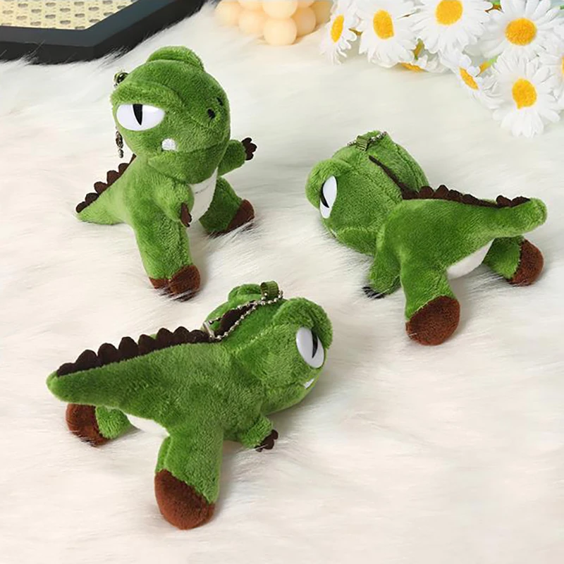 1Pc pluche dinosaurus rugzak hanger Tyrannosaurus Rex sleutelhanger pop schattige schooltas charme pluche huisdier