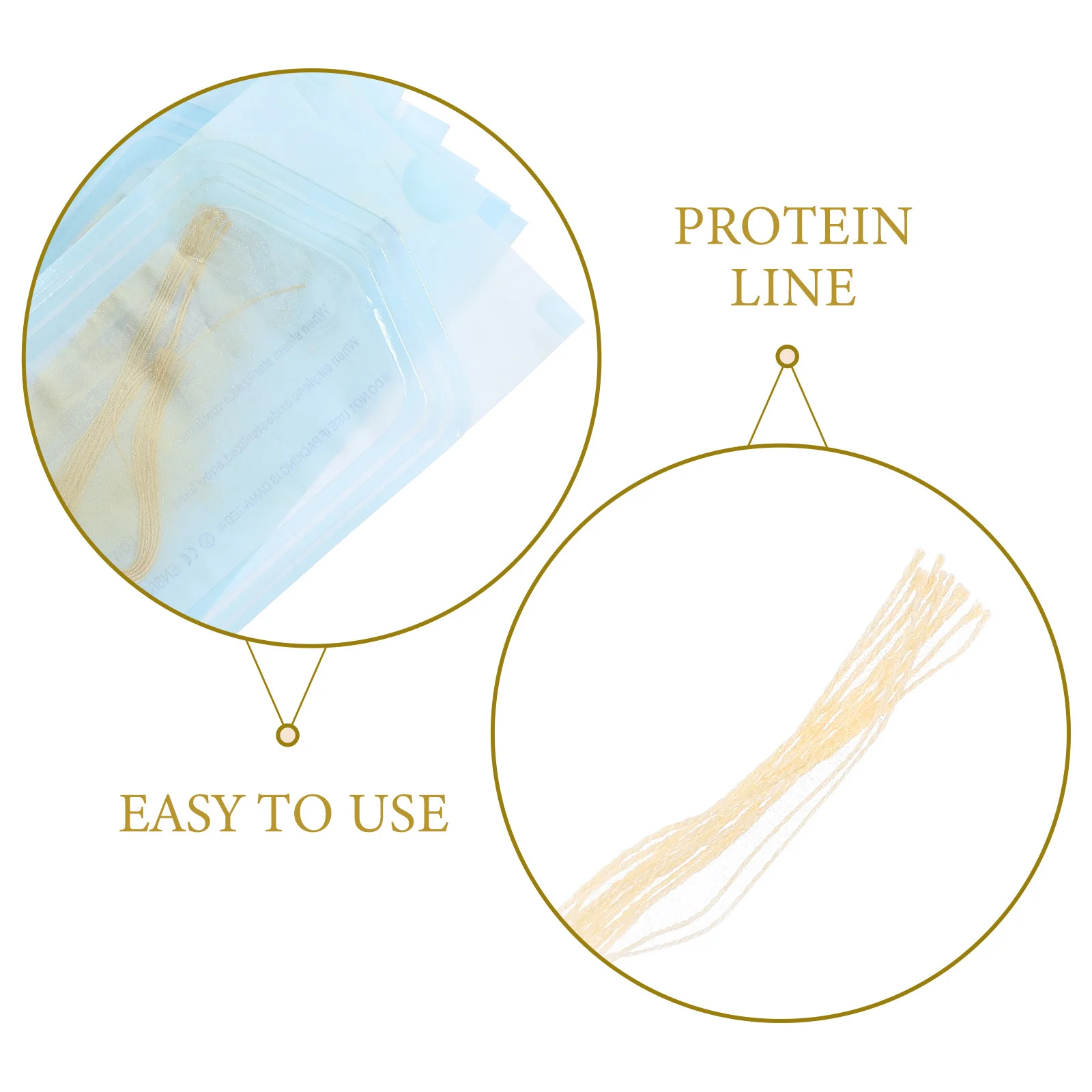 10 Bags Protein Thread Facial Essence Safe Gentle Skin Lifting Tools Face Skin Firming Elasticity Absorbable Collagen Threads