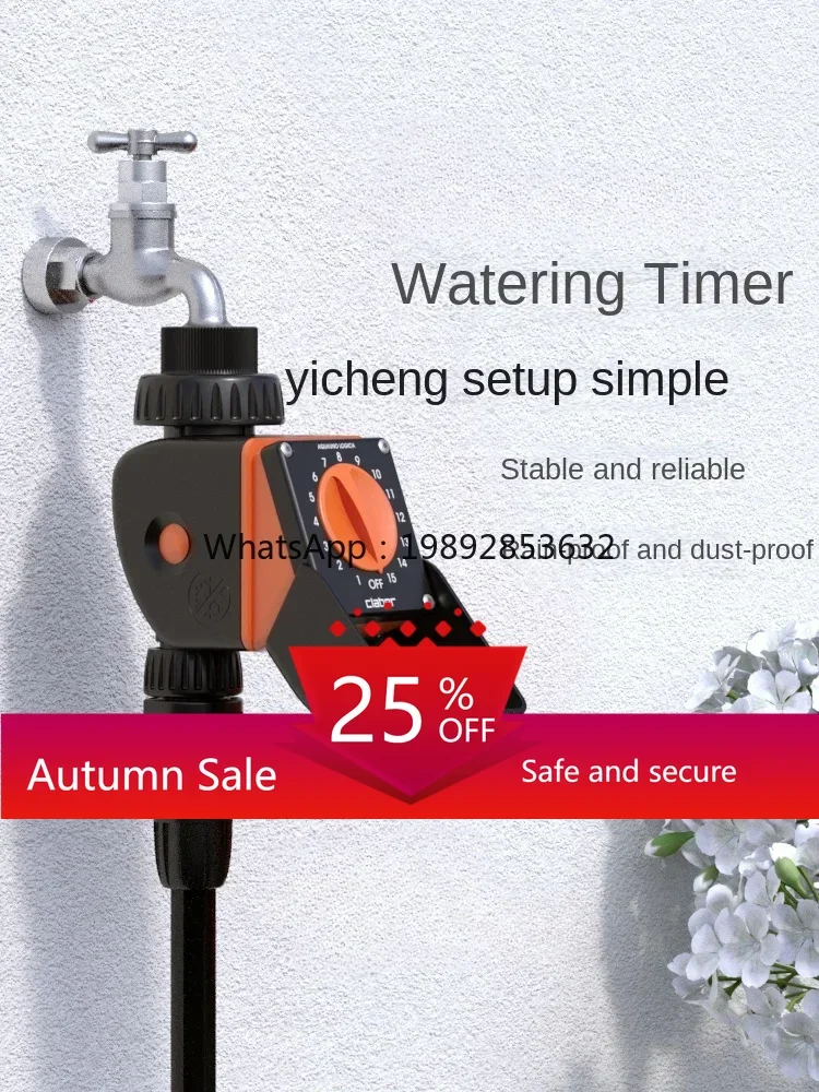 

Intelligent Automatic Watering Controller Timer System Drip Irrigation Sprinkler Garden Household