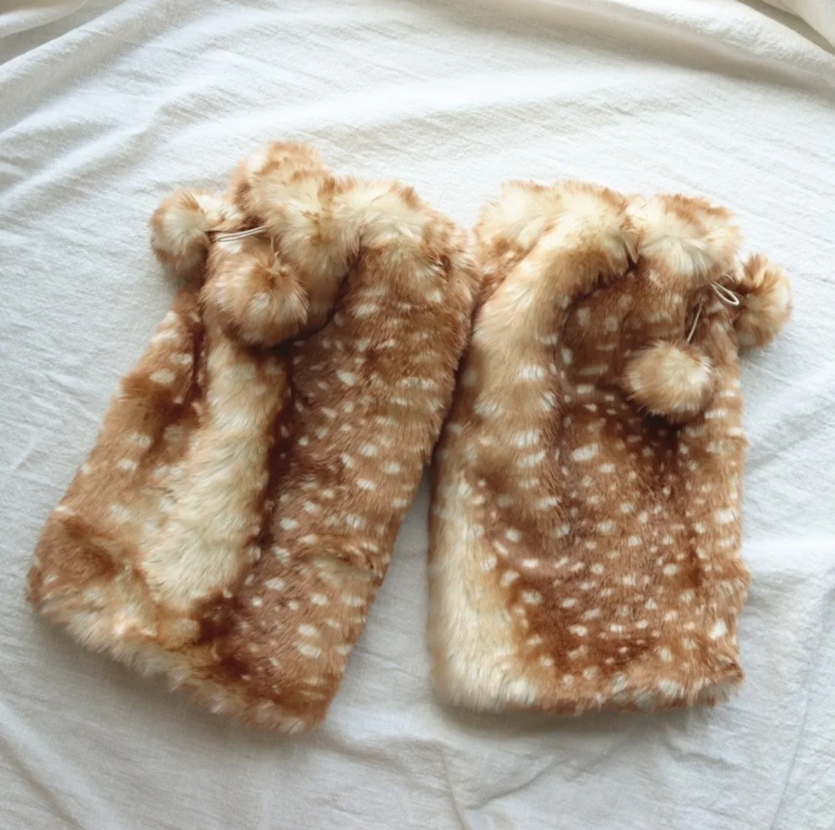 

Зимние гетры из искусственного меха с плюшевым оленем Kawaii, меховые сапоги, носки, высокие сапоги в готическом стиле в стиле панк, носки, костюм для выступлений