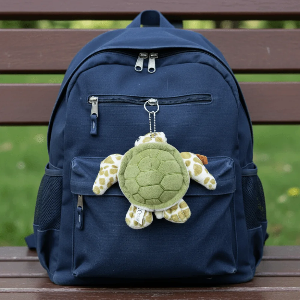 ПП хлопок черепаха плюшевый брелок мультфильм тянуть плюшевый черепаха кулон животное хлопок зеленая кукла брелок для ключей женщина леди девушка