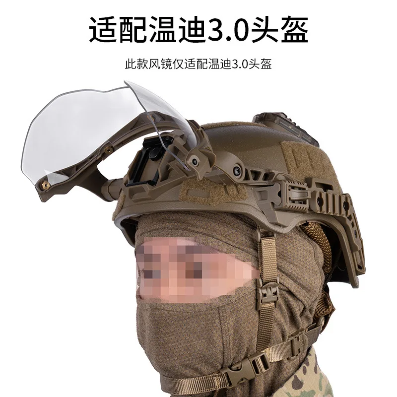 WENDY gafas tácticas compatibles con casco – protección ocular - imagen 2