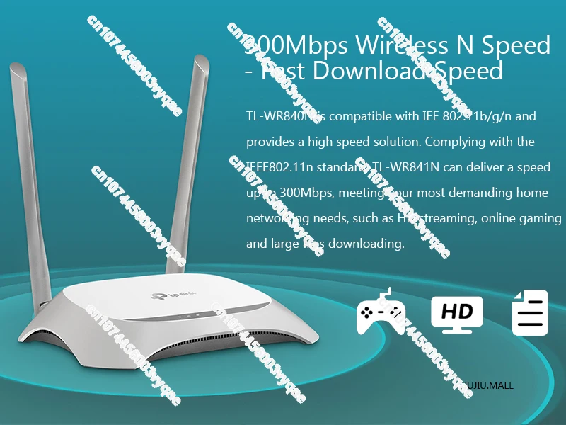 English firmware TP-LINK TL-WDR841N WiFi router Wireless Home TPLINK Wi-Fi Repeater routers Network 300M