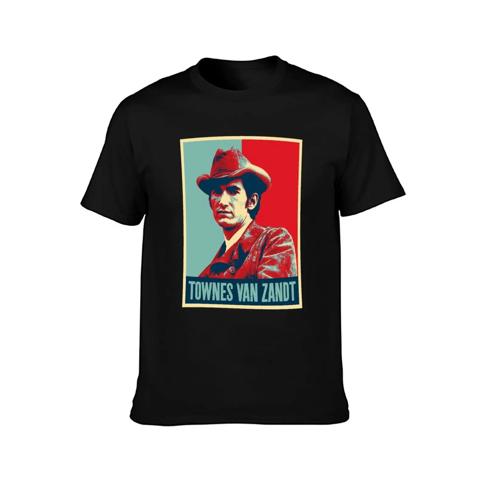 Retro Townes Van Zandt Pop Art Portrait Essential T-Shirt anime t shirts custom shirt custom t shirt t shirts for men graphic