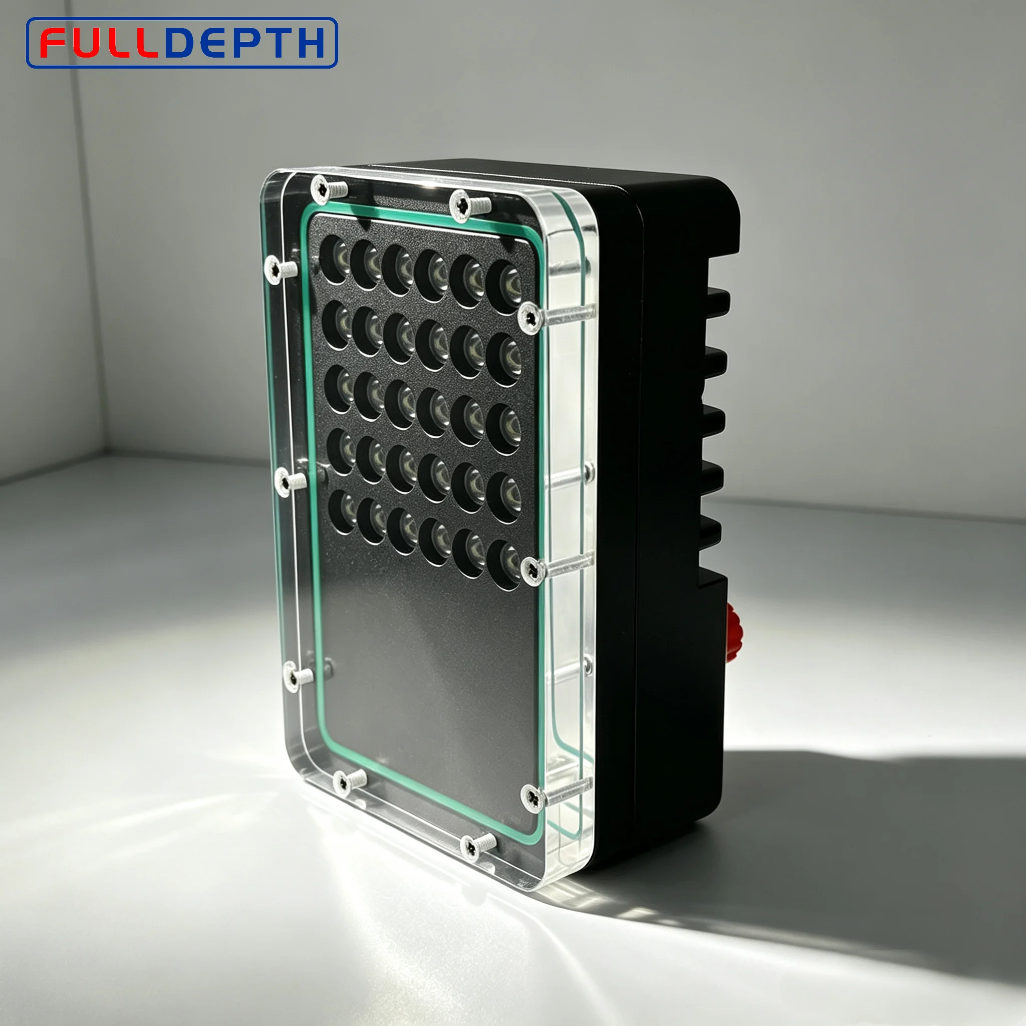 6000m Deep Sea Underwater LED  Flood Light 100W 10000lm Dimmable PWM RS485 Marine Searchlight for Underwater FD-DS6K-FL100