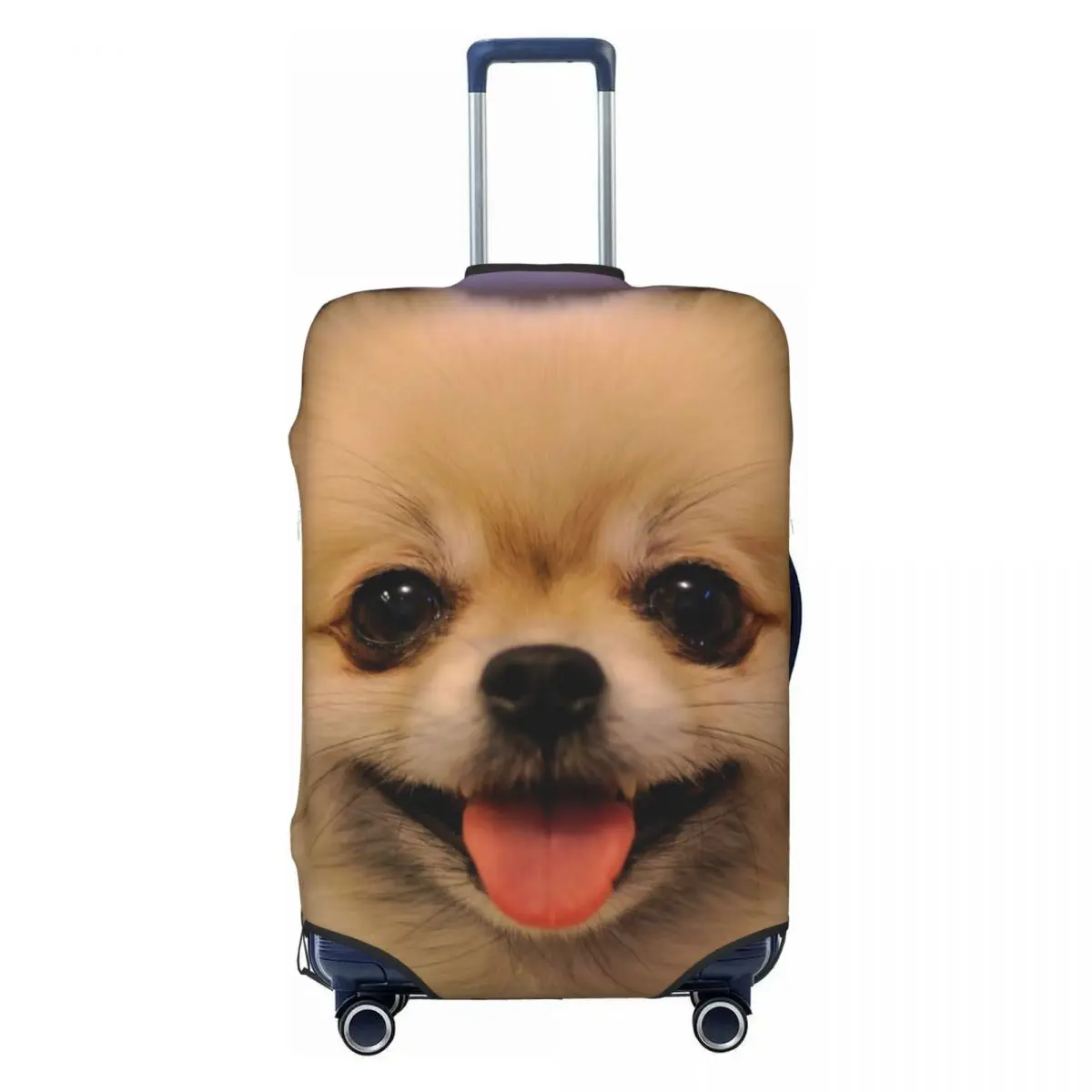 Cute Dogs Print Luggage Protective Dust Covers Elastic Waterproof 18-32inch Suitcase Cover Travel Accessories