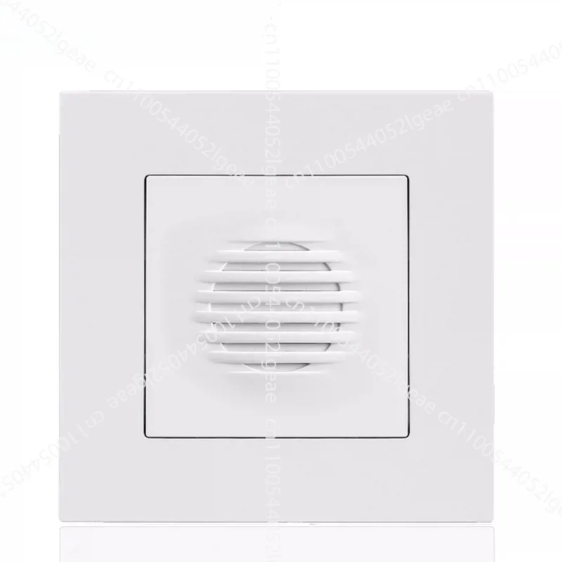

16A Tempered Crystal Glass Panel Doorbell Switch 86 Type Embedded AC220V Wired Hotel Doorbell Home Doorbell Switch Wall Button