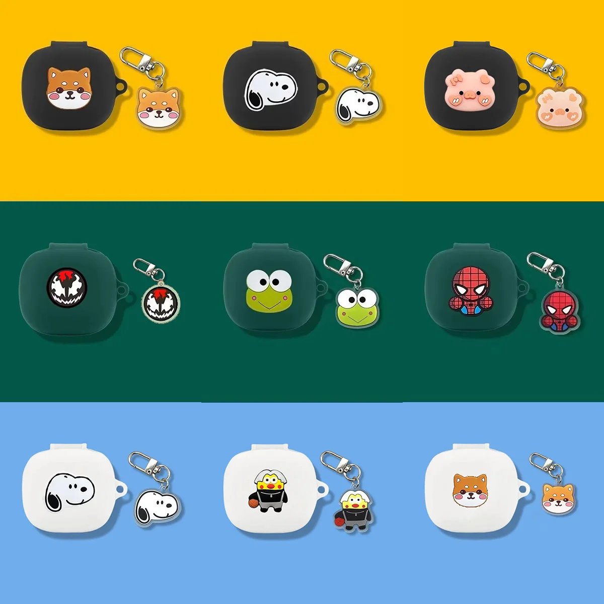 World Premiere Xiaomi Redmi Buds 6 Play สําหรับกรณีการ์ตูนซิลิโคนป้องกันหูฟังสําหรับ Redmi Buds6 Play หูฟัง Funda