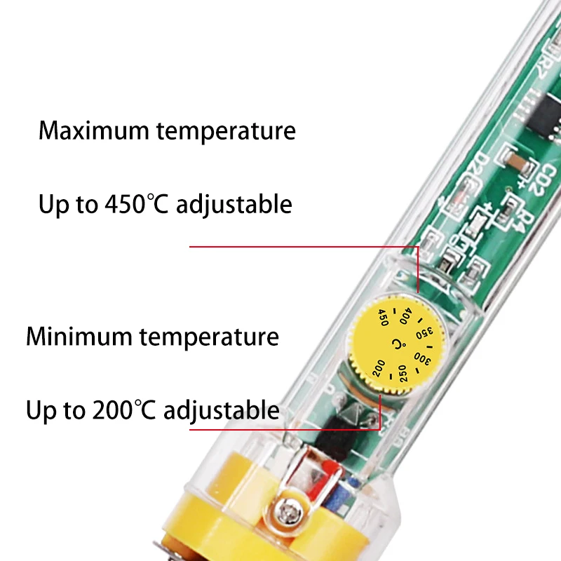 905 Adjustable Temperature External Heating Type Soldering Iron Pen 60W Electronic Circuit Repair Soldering Iron Tool