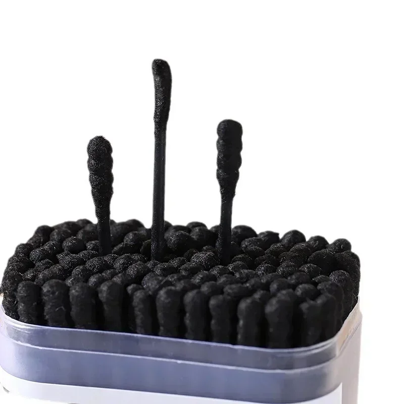 Black Cotton Swabs Blackhead Earpick Disposable Double-ended Cotton Swabs Japanese Earpick Cotton Swabs New Boxed Clean