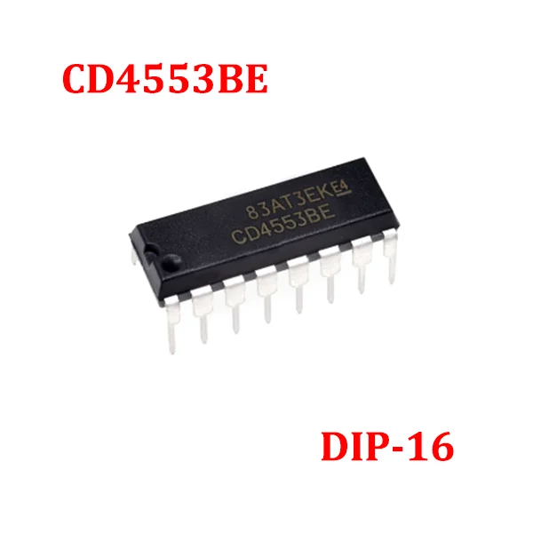 

10PCS/100PCS CD4553BE CD4553 DIP-16E 100% New Original IC Chips