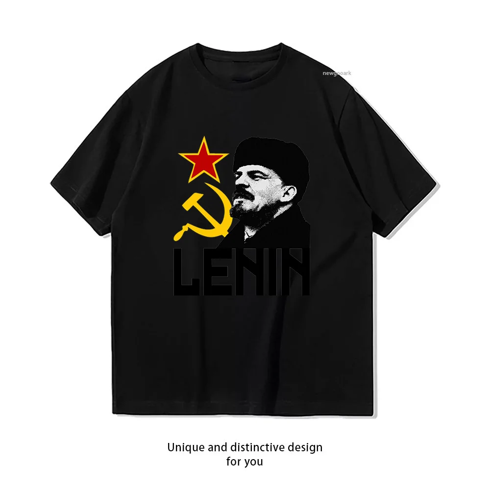 VLADIMIR LENIN T-shirt Woman Man Casual Cotton Graphic T Shirts Adult Streetwear Camisetas Tops Tee Short-sleev O-neck