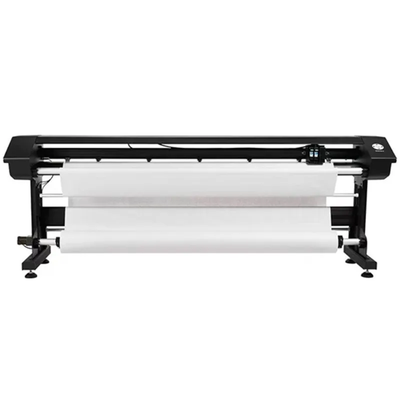 Double nozzle fabric plotter for garment patterns, print size 1200mm, textile ink, compatible with stretch fabrics