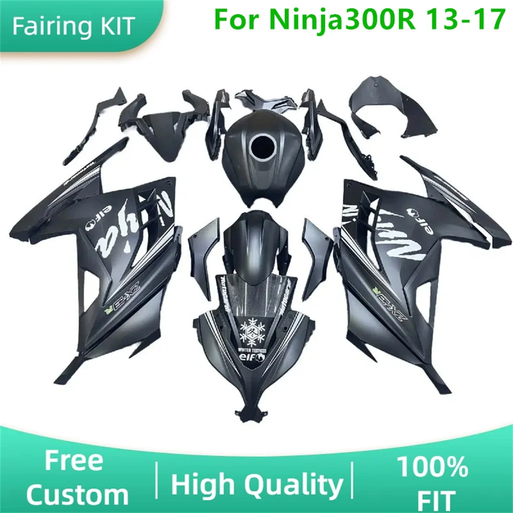 100% Fit Bodywork for Kawasaki Kawasaki Ninja300R 13 14 15 16 17 EX300R 2013 2014 2016-2017 Injection Mold Fairing Kit Bodykit