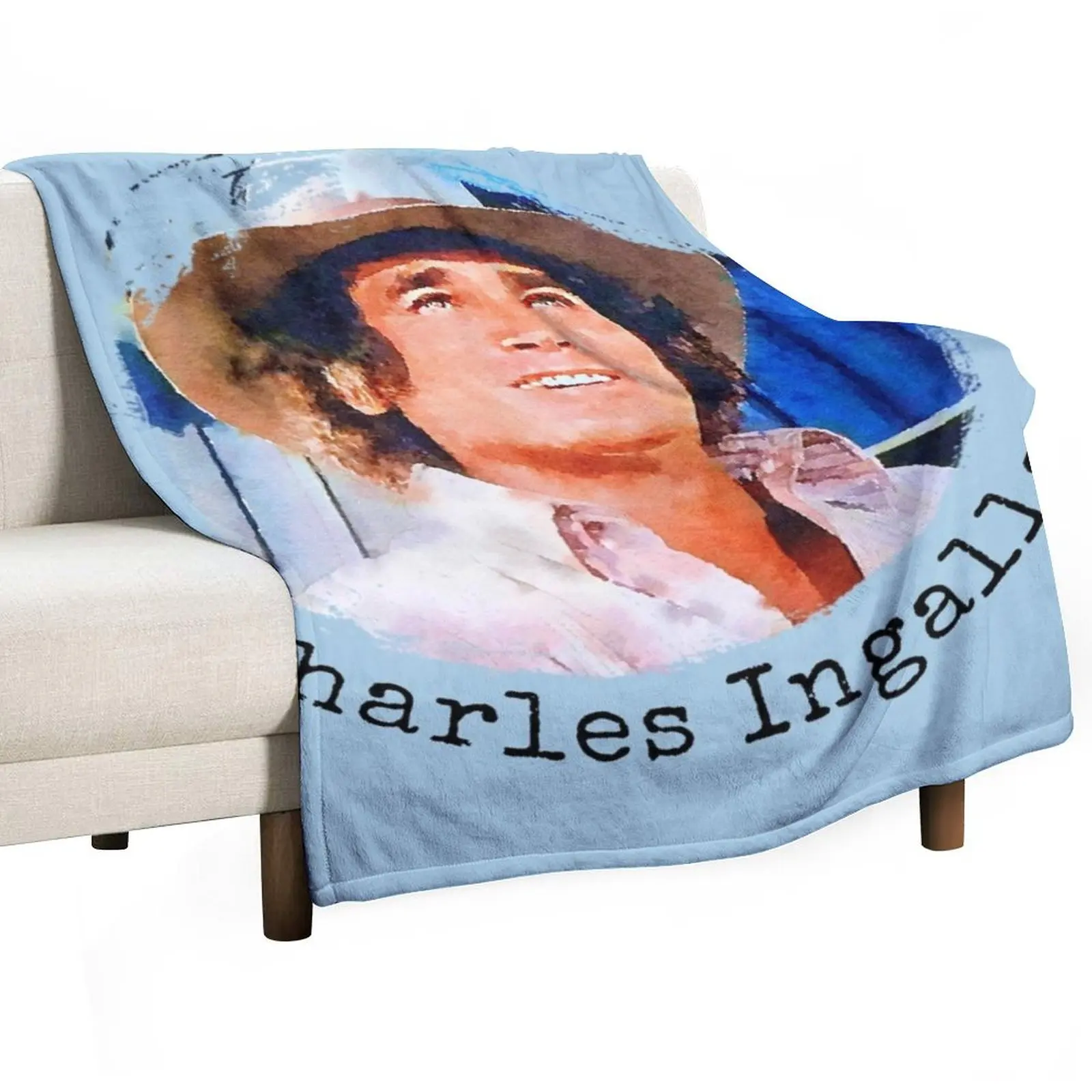 Charles Ingalls Throw Blanket Warm Decoratives For Sofa Thin Sofa Throw decorative for winter Blankets