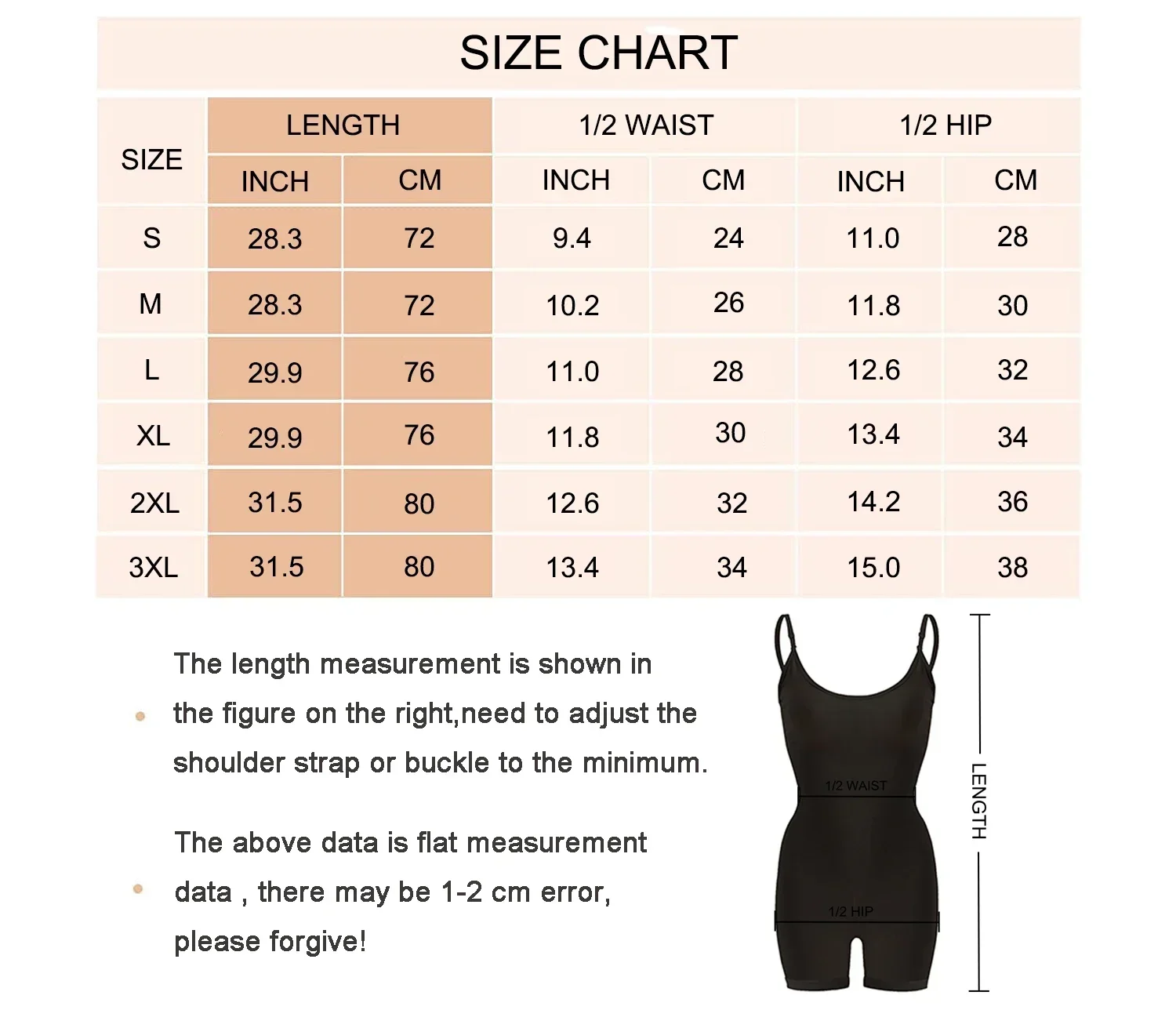 Einteiliger Shapewear-Body mit Bauchkontrolle, Taillenmieder, schlankmachende, nahtlose Hebeunterwäsche für Damen – Detail 1