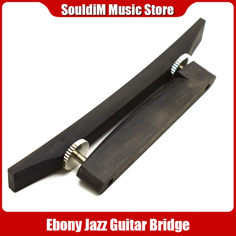 6 String Archtop Adjustable Ebony/Rosewood Bridge for Jazz Guitar Great Parts Luthier Tools Electric Guitar Bass Accessories